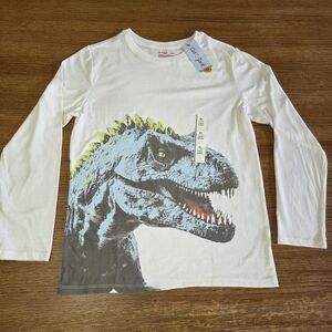 🟣NWT Cat & Jack Boys Dinosaur Print Long Sleeve T Shirt Size XL